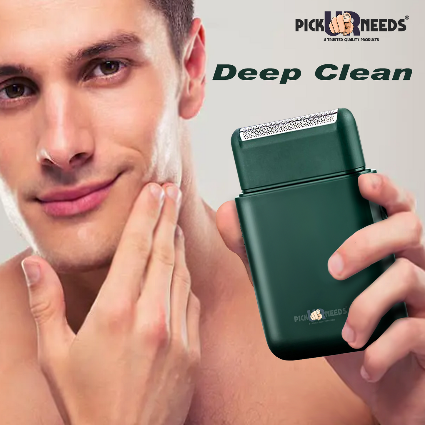 Pick Ur Needs Rechargeable Mini Single Blade Cordless Beard Hair Trimmer Razor Electric Face Body Professional Shaver For Men