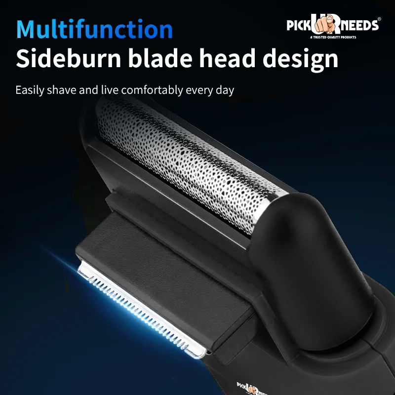 Pick Ur Needs Rechargeable Mini Single Blade Cordless Beard Hair Trimmer Razor Electric Face Body Professional Shaver For Men