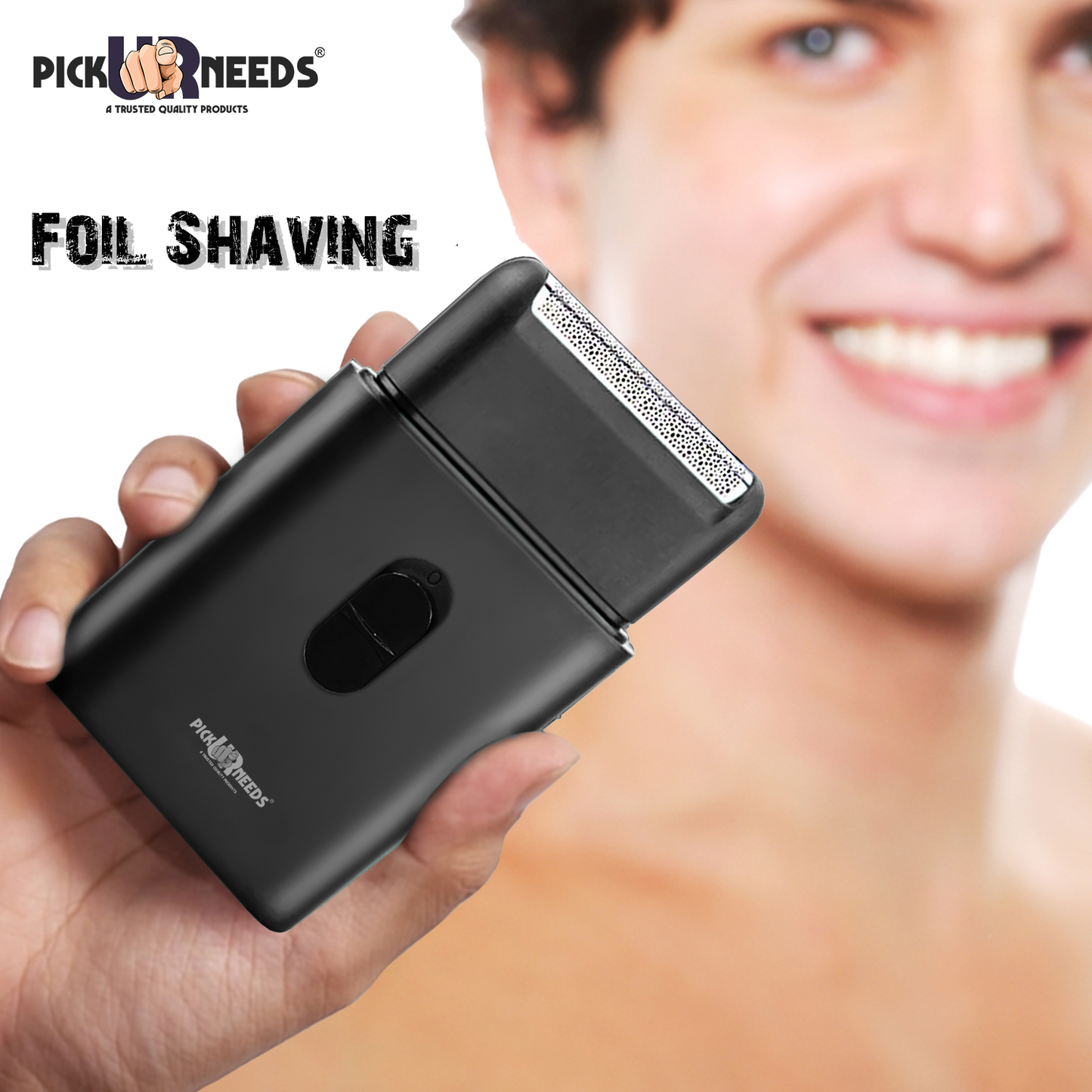 Pick Ur Needs 500 mAH Rechargeable Wet/Dry Razor for Face Care Beard Trimmer Shaver For Men