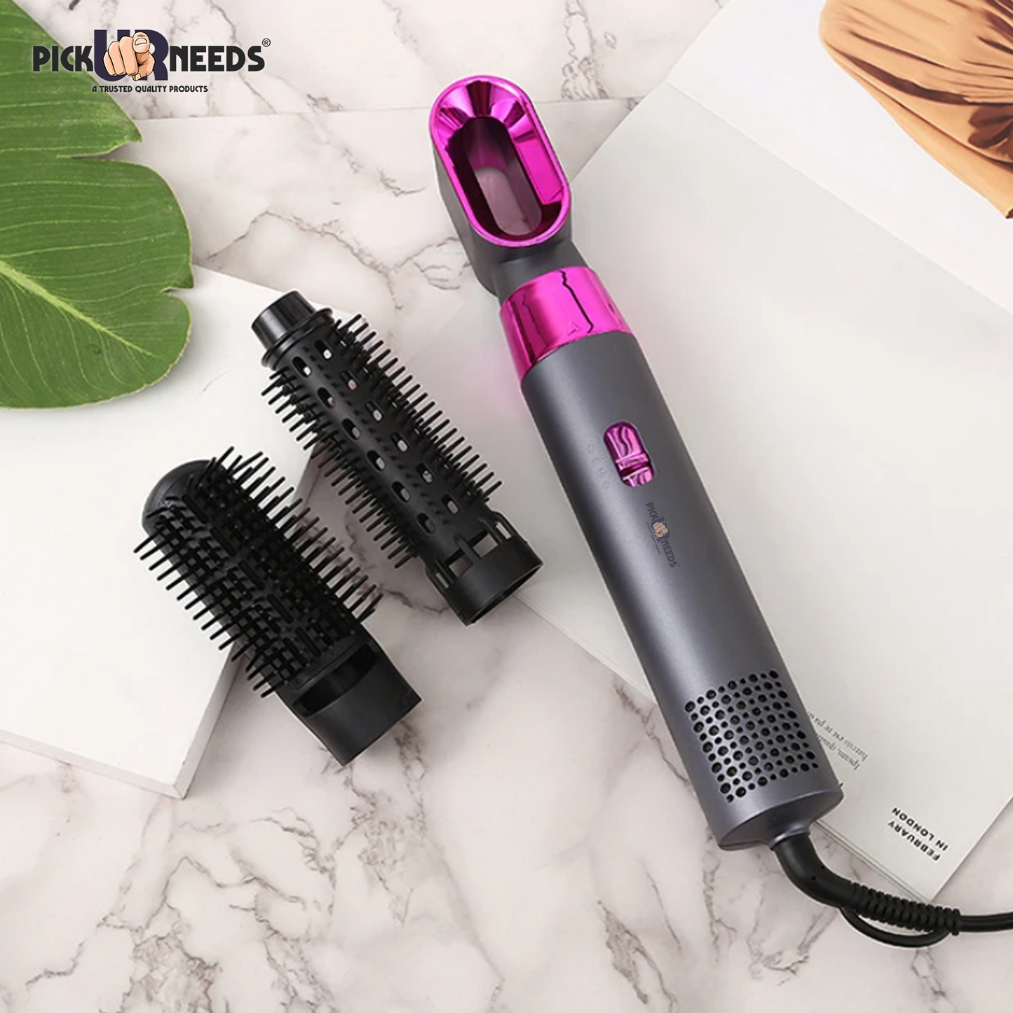 Pick Ur Needs Professional 3 in 1 Hair Dryer For Men & Women With Hair Comb + Blower
