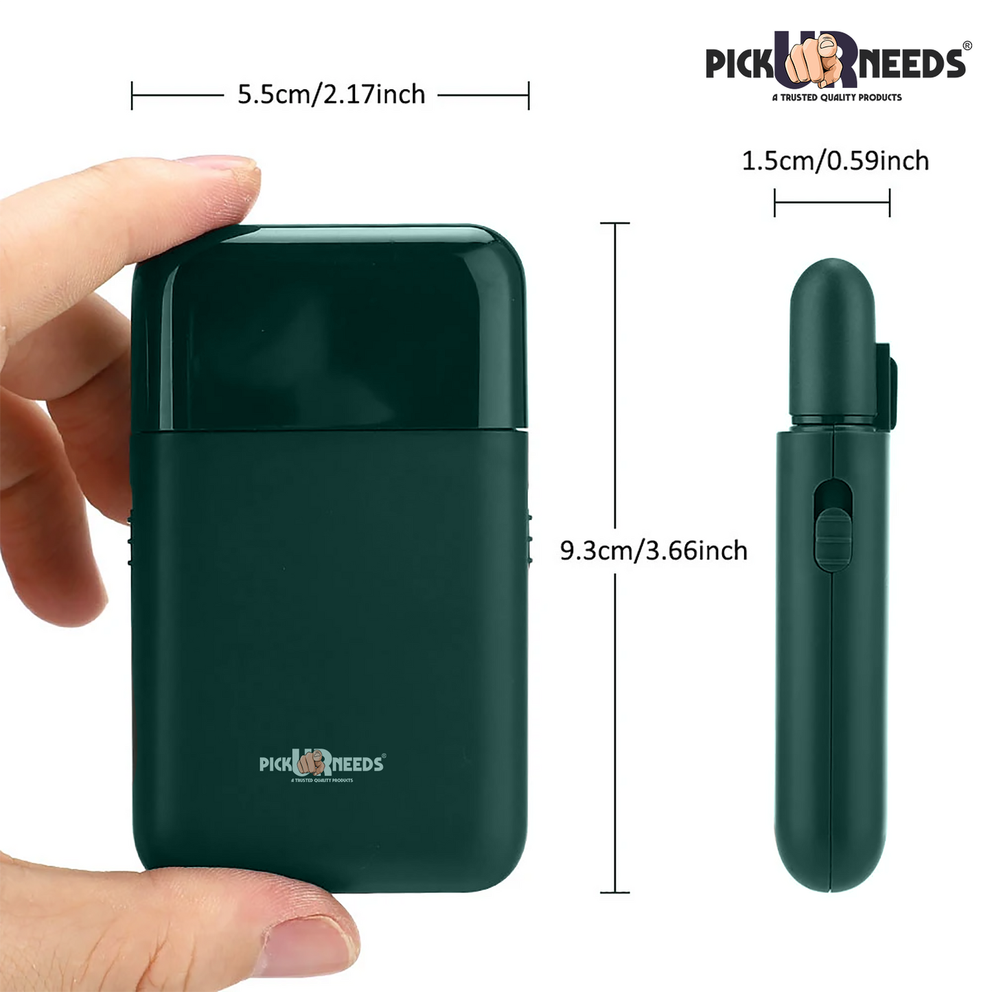 Pick Ur Needs Rechargeable Mini Single Blade Cordless Beard Hair Trimmer Razor Electric Face Body Professional Shaver For Men