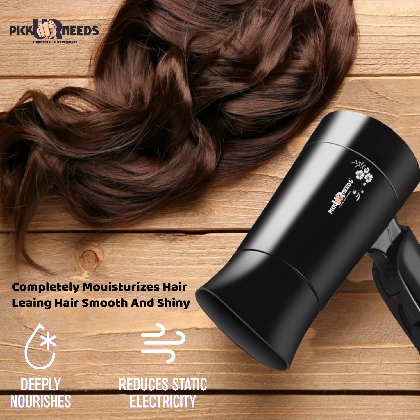 Pick Ur Needs 1800 Watt Professional Lightweight Stylish Salon Hair Dryer For Men & Women