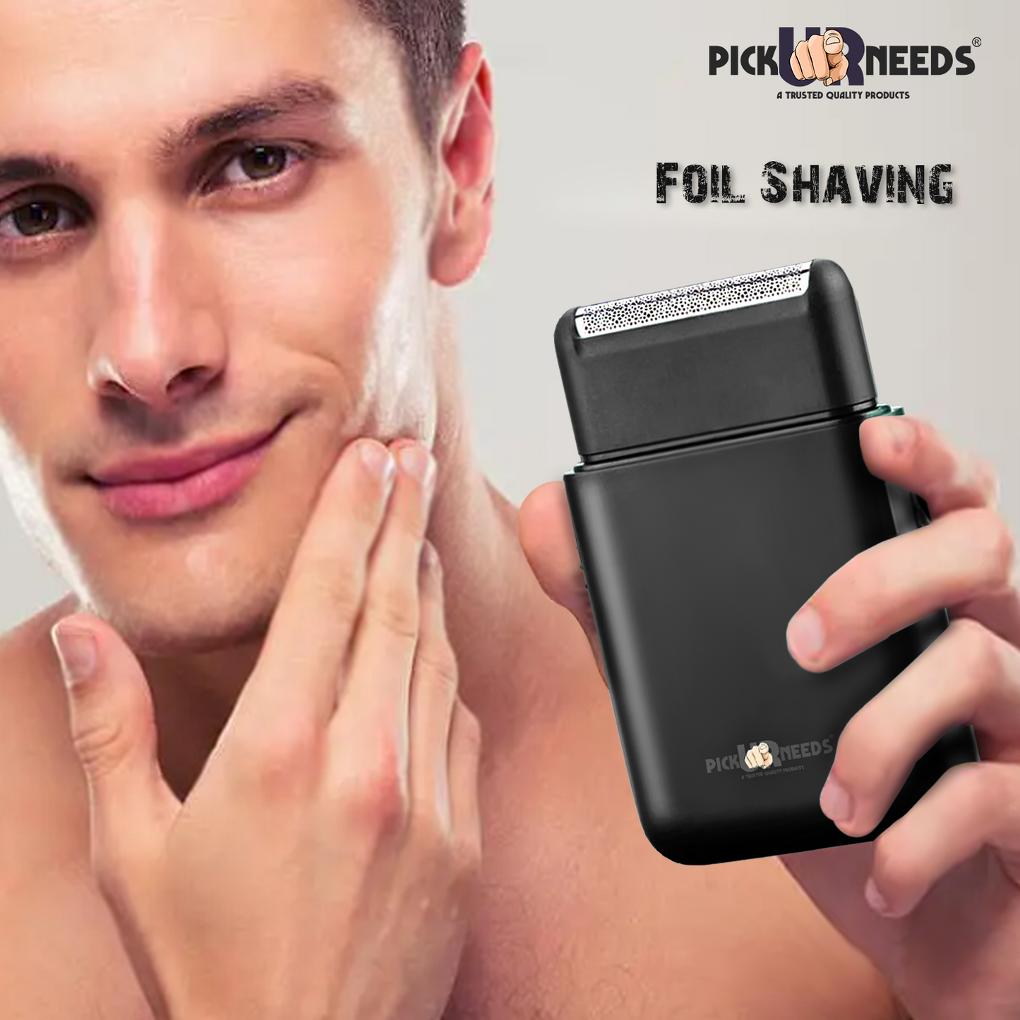 Pick Ur Needs Rechargeable Mini Single Blade Cordless Beard Hair Trimmer Razor Electric Face Body Professional Shaver For Men
