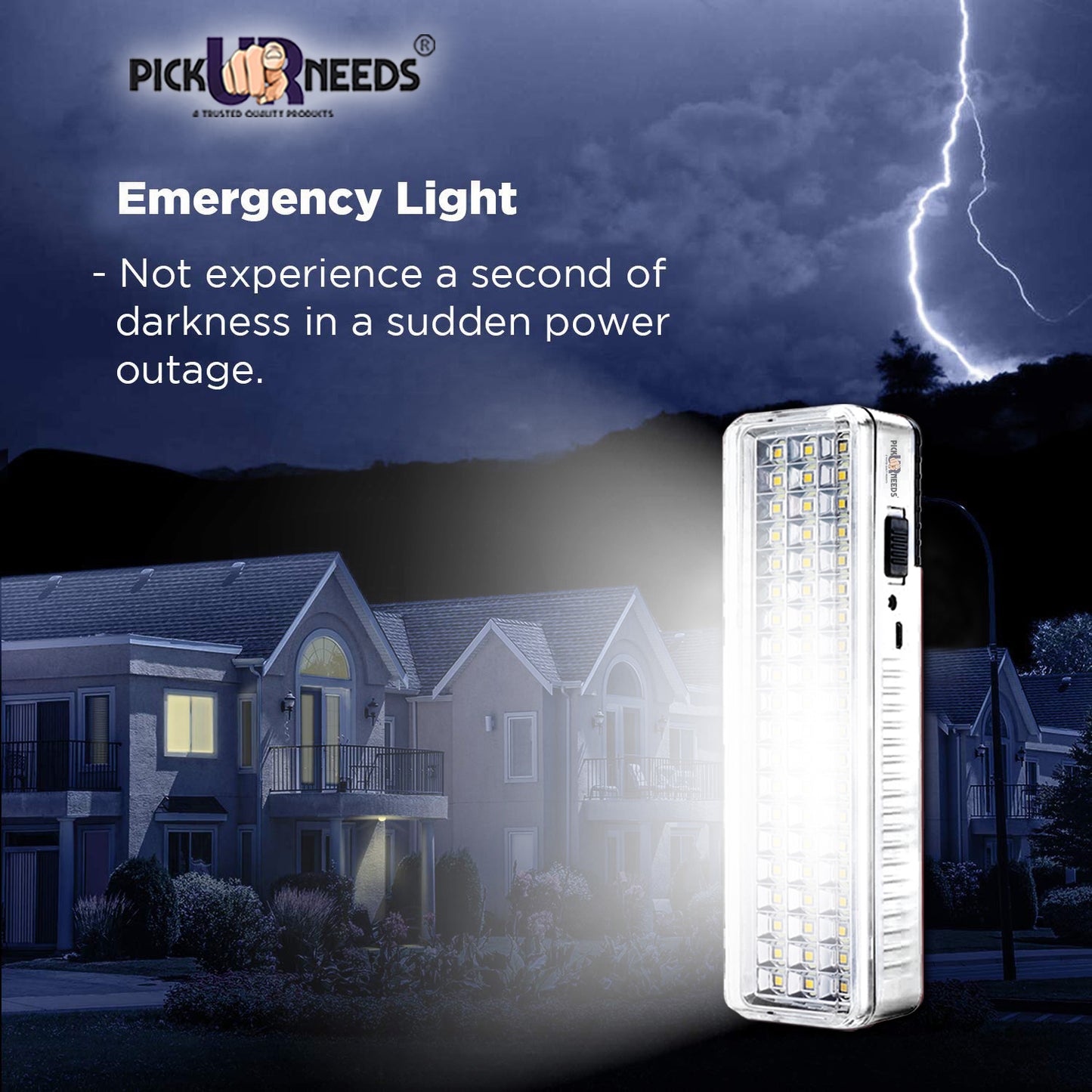 Pick Ur Needs Solar 60 SMD LED Rechargeable Floor Lantern Lamp Emergency Light Pack of 2 Torch (White, 23 cm, Rechargeable)