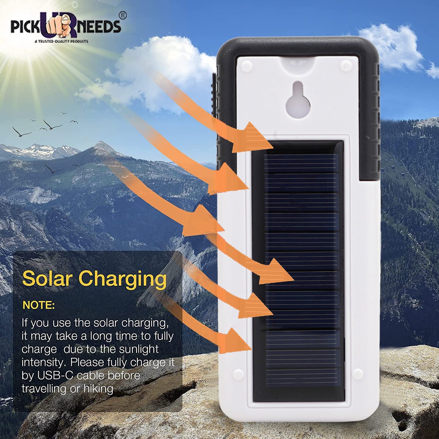 Pick Ur Needs Solar High-Bright 36 LED With Rechargeable Emergency Floor Lantern Lamp Light