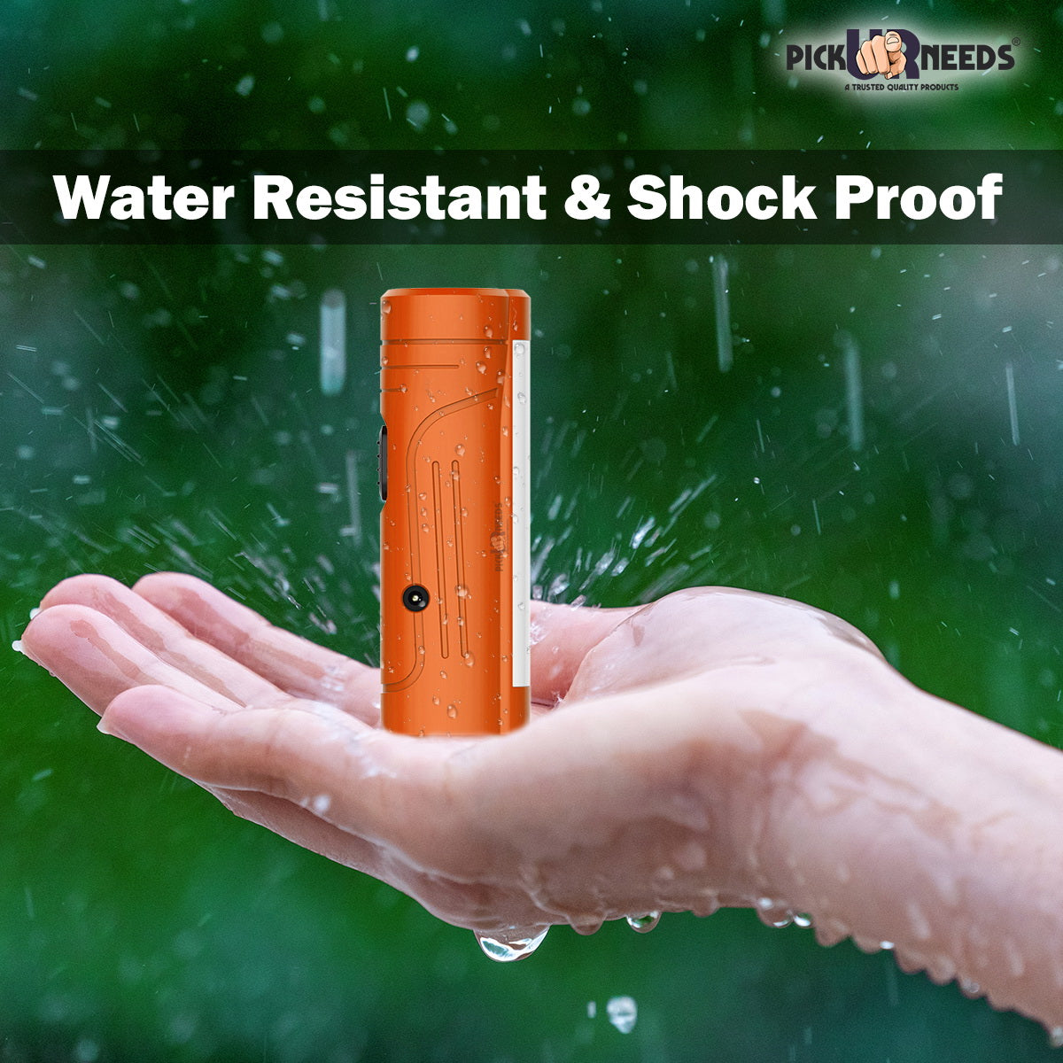 Pick Ur Needs Rechargeable Mini Pocket LED 25W Flashlight Torch With Emergency Side Tube Light 3 hrs Torch Emergency Light (Yellow)