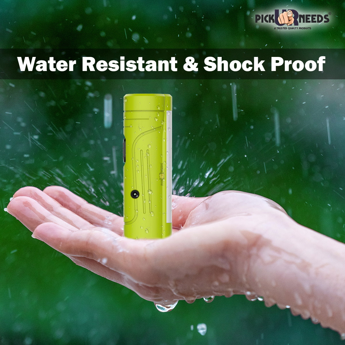 Pick Ur Needs Rechargeable Mini Pocket LED 25W Flashlight Torch With Emergency Side Tube Light 3 hrs Torch Emergency Light (Yellow)