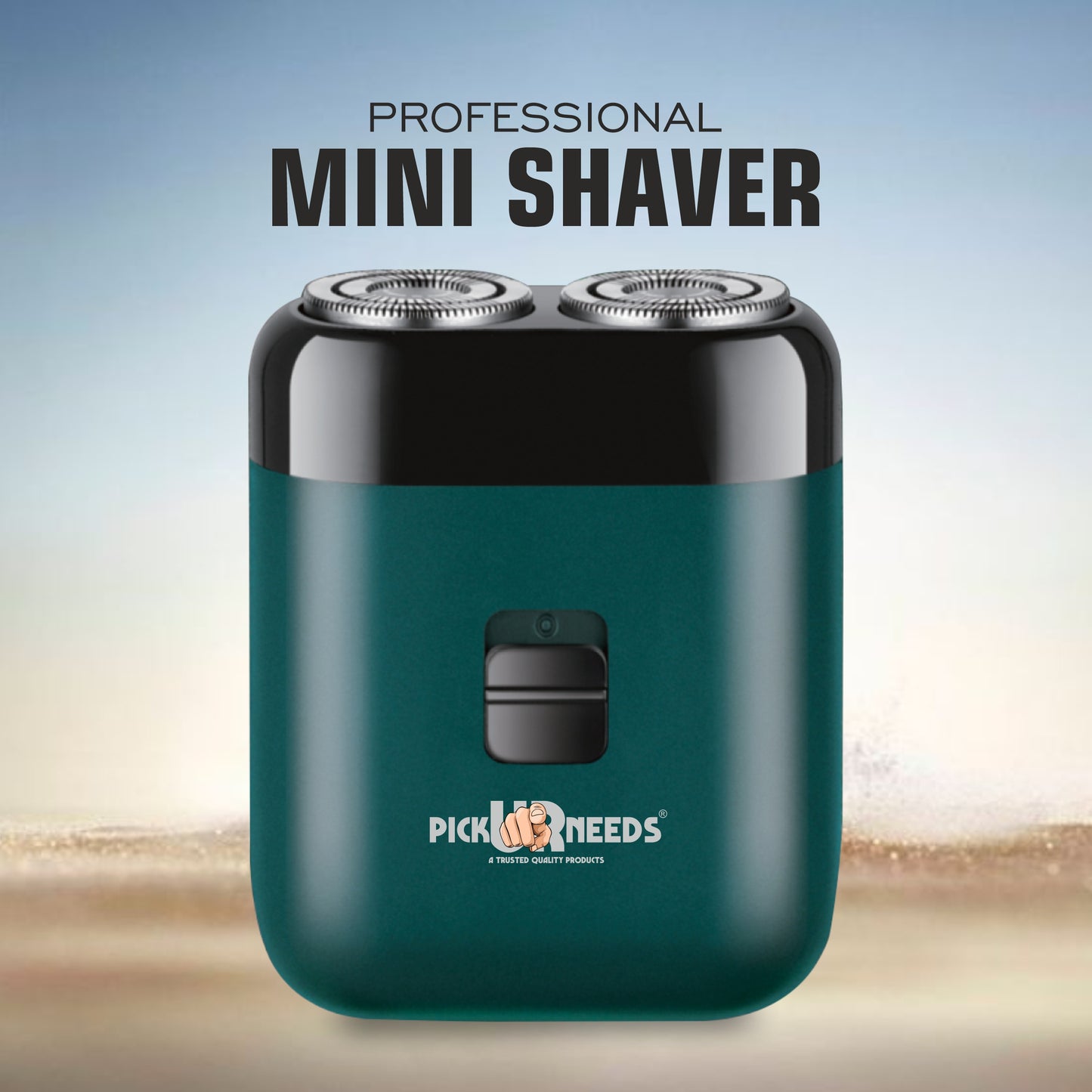 Pick Ur Needs Shaver/Trimmer With Reachargeable 500 mAh Battery Ultra Thin Shaver Trimmer 45 min Runtime 1 Length Settings (Black, Green)