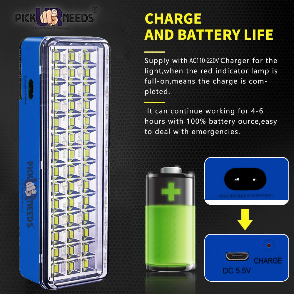 Pick Ur Needs High Quality 42 SMD LED Light with Android Charging Rechargeable Emergency Light