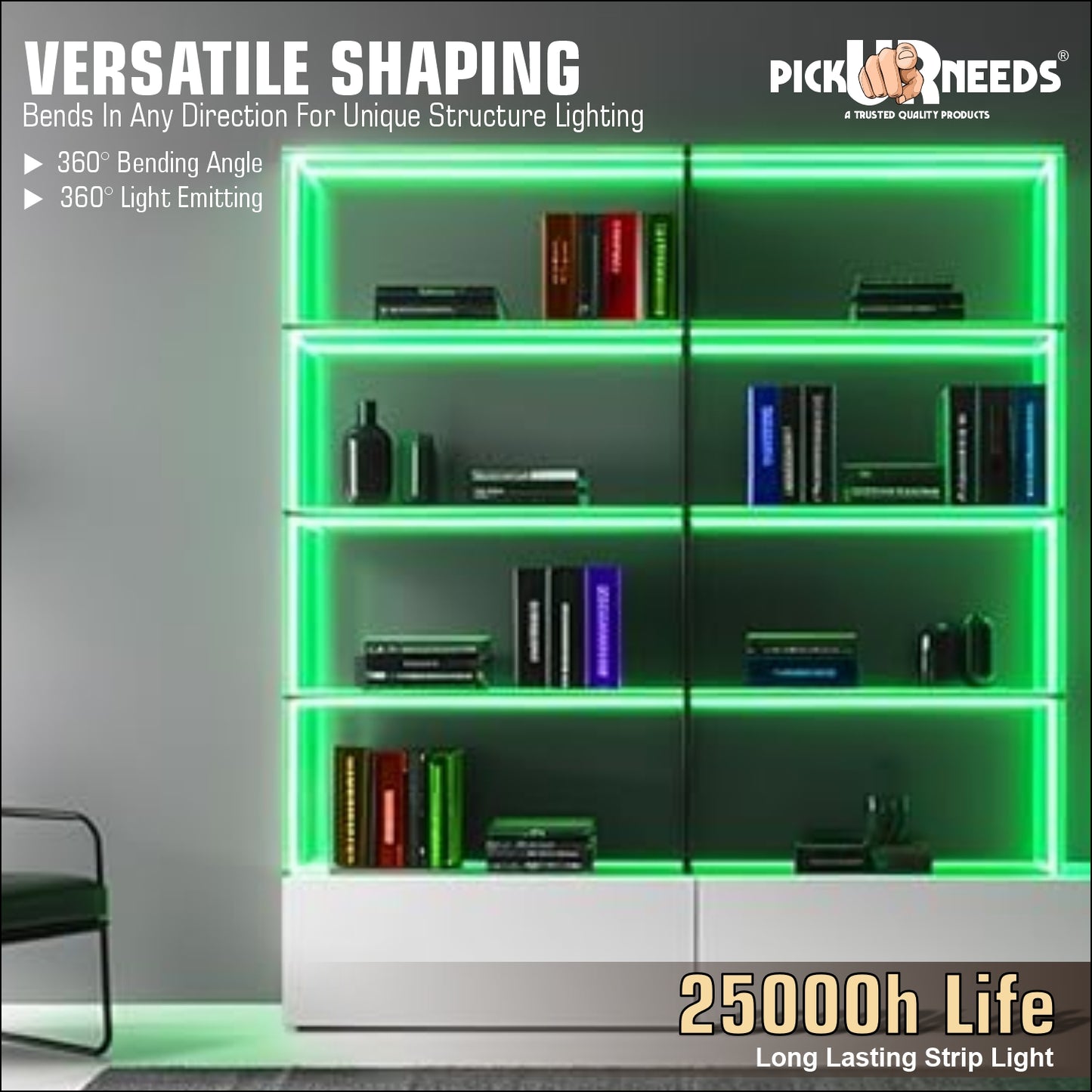 Pick Ur Needs 5M Rope 240 LED Light / Strip Ceiling Green Color Functional / Festival Light Light Strip