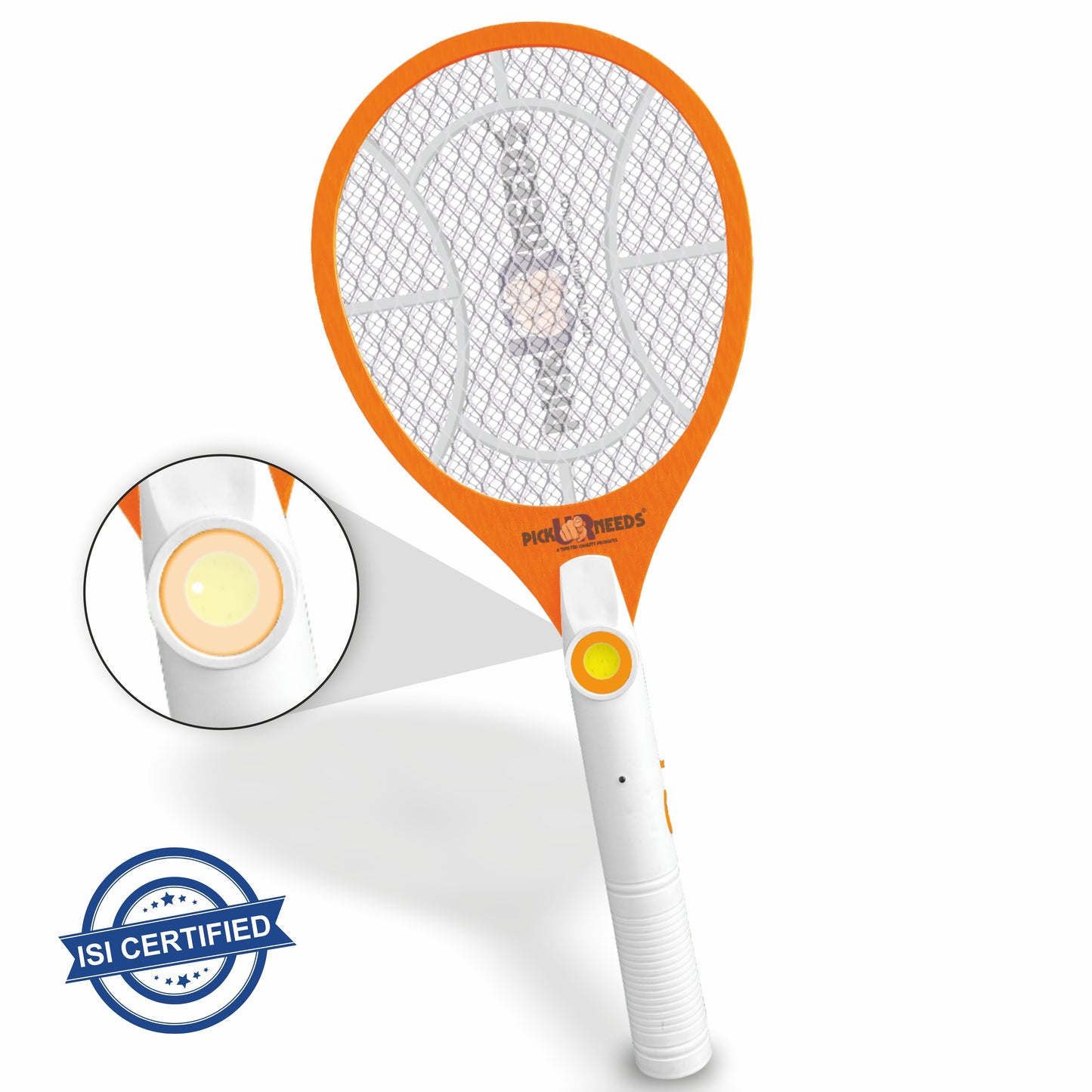 Pick Ur Needs Rechargeable Mosquito Racket / Bat With Cob Light For Mosquito Killing Electric Insect Killer Indoor, Outdoor (Bat)