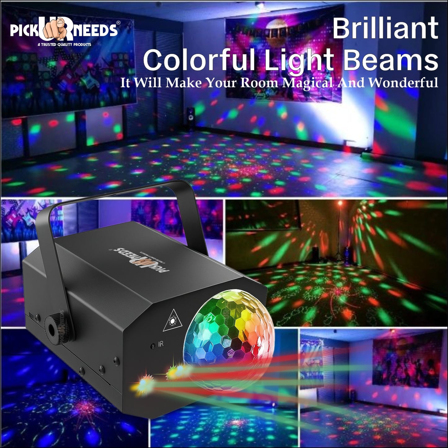Pick Ur Needs 1 LEDs 20.5 m Multicolor Color Changing Disco Rice Lights