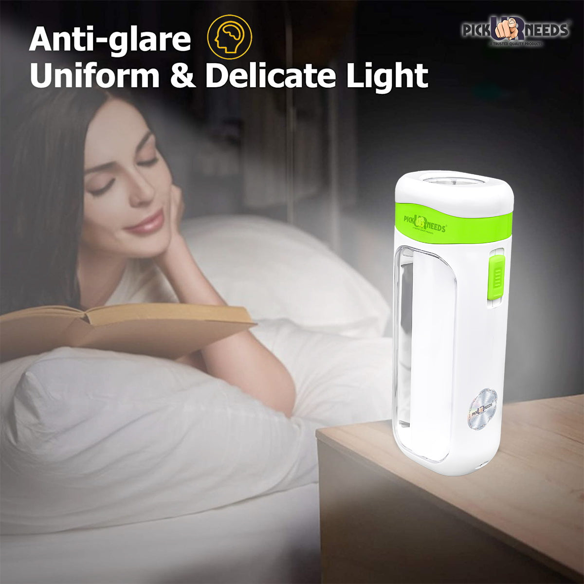 Pick Ur Needs Dual Power Mini Recharegable Home Emergency Led Light Torch 4 hrs Lantern Emergency Light (Orange)