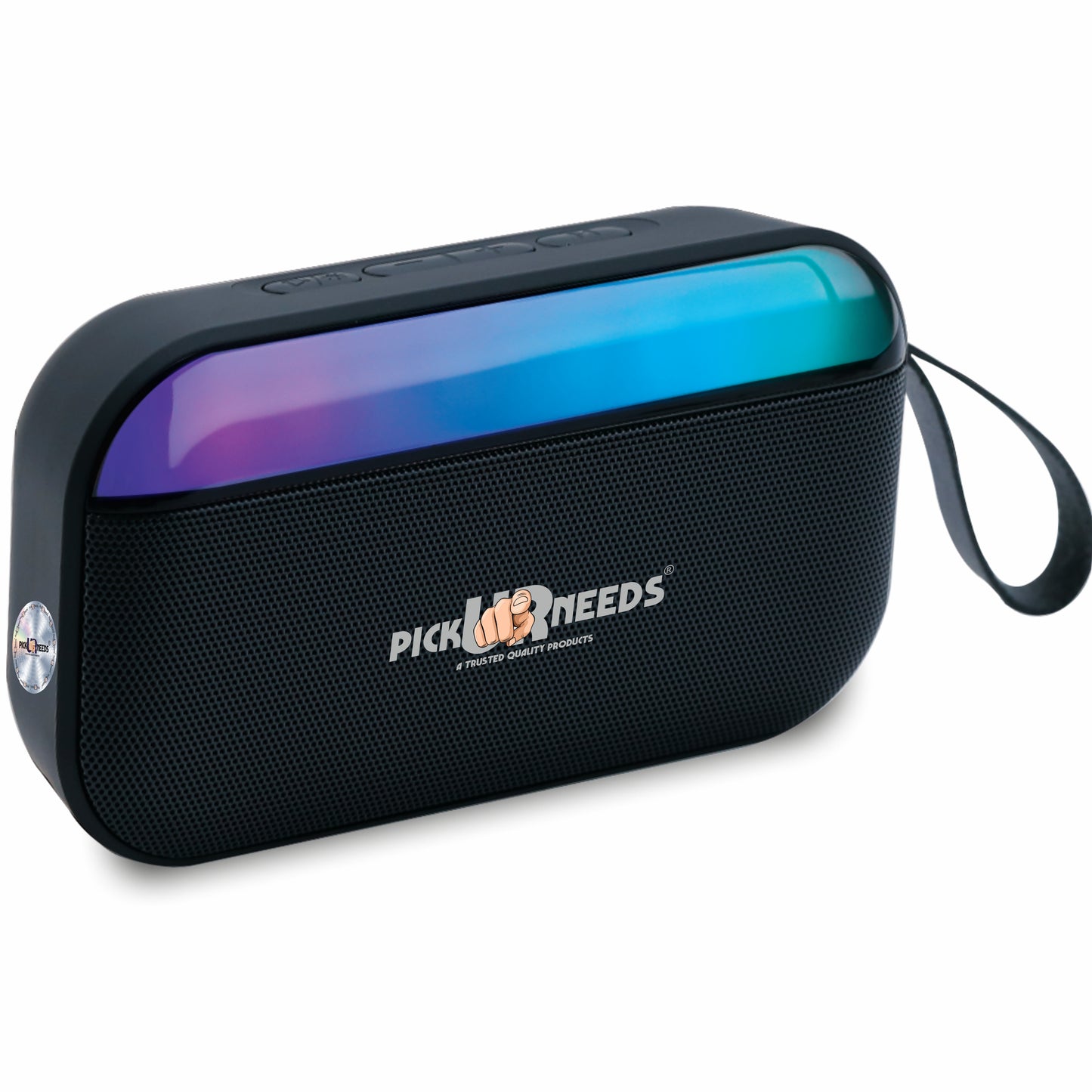 Pick Ur Needs Portable Wireless Speaker With RGB Light TF Card/USB Device Hands Free Calling 5 W Bluetooth Speaker