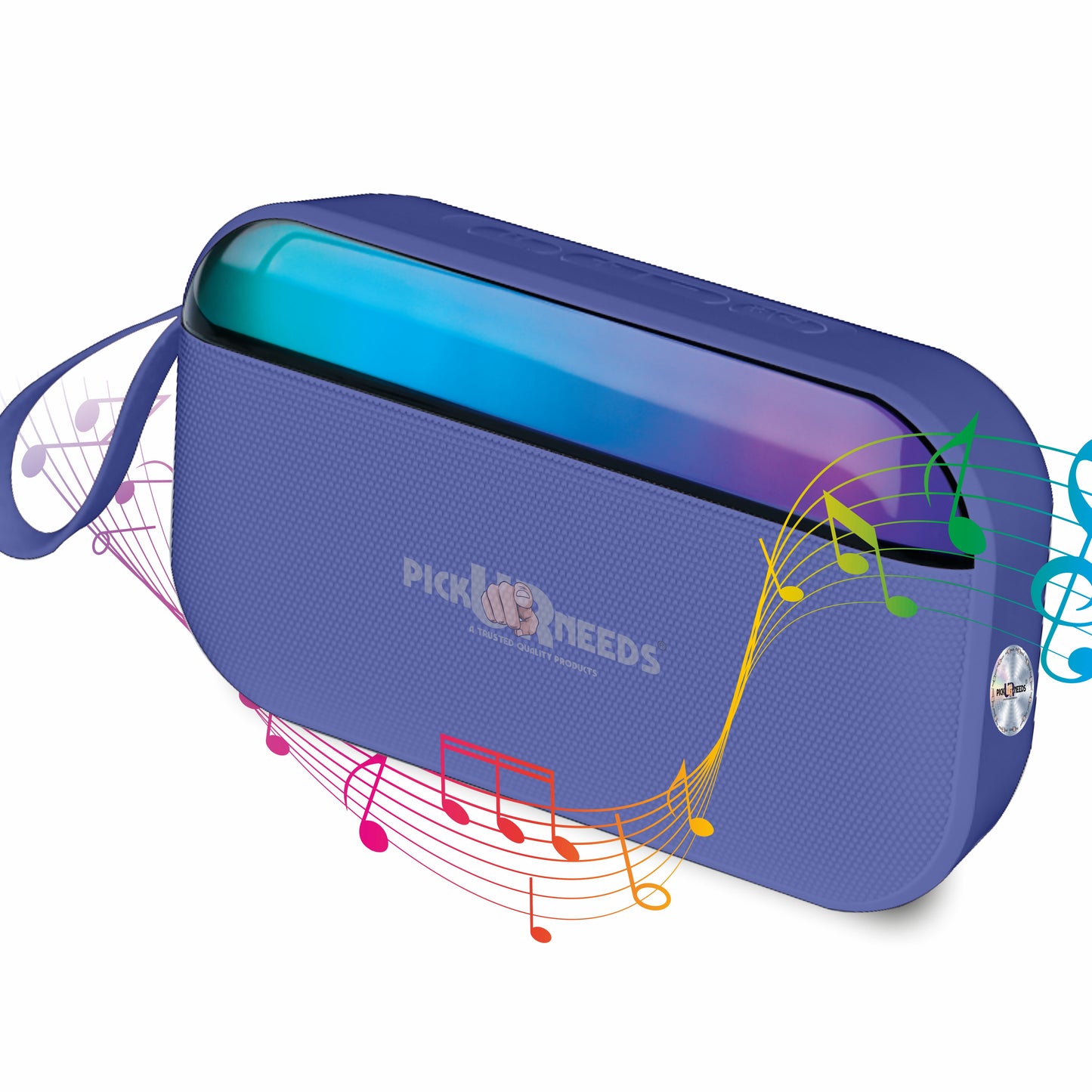 Pick Ur Needs Portable Wireless Speaker With RGB Light TF Card/USB Device Hands Free Calling 5 W Bluetooth Speaker