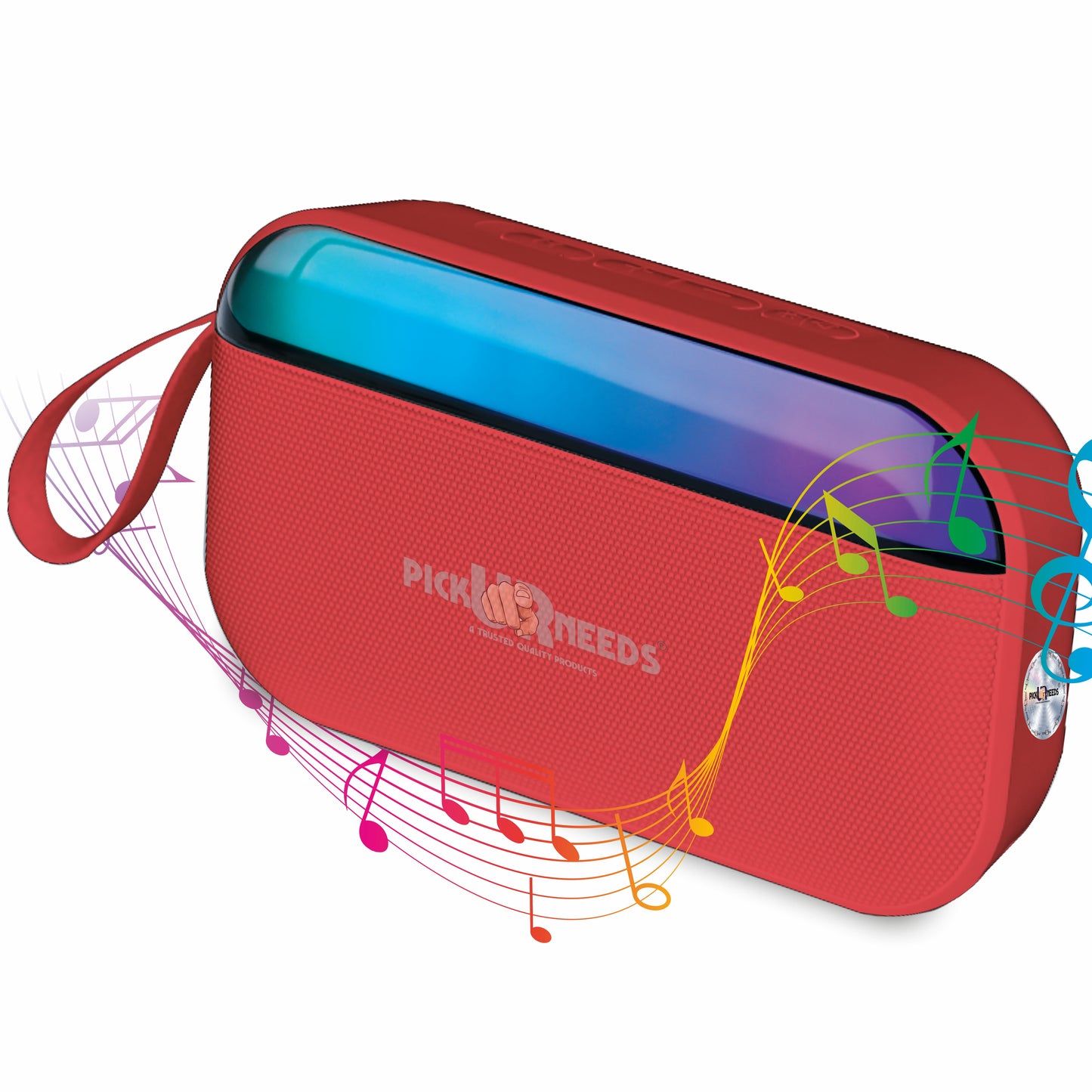 Pick Ur Needs Portable Wireless Speaker With RGB Light TF Card/USB Device Hands Free Calling 5 W Bluetooth Speaker