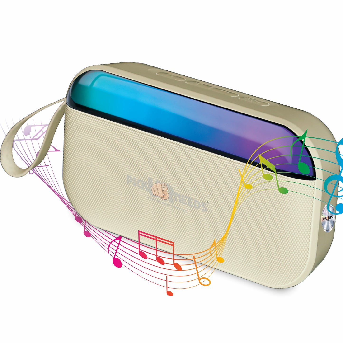 Pick Ur Needs Portable Wireless Speaker With RGB Light TF Card/USB Device Hands Free Calling 5 W Bluetooth Speaker
