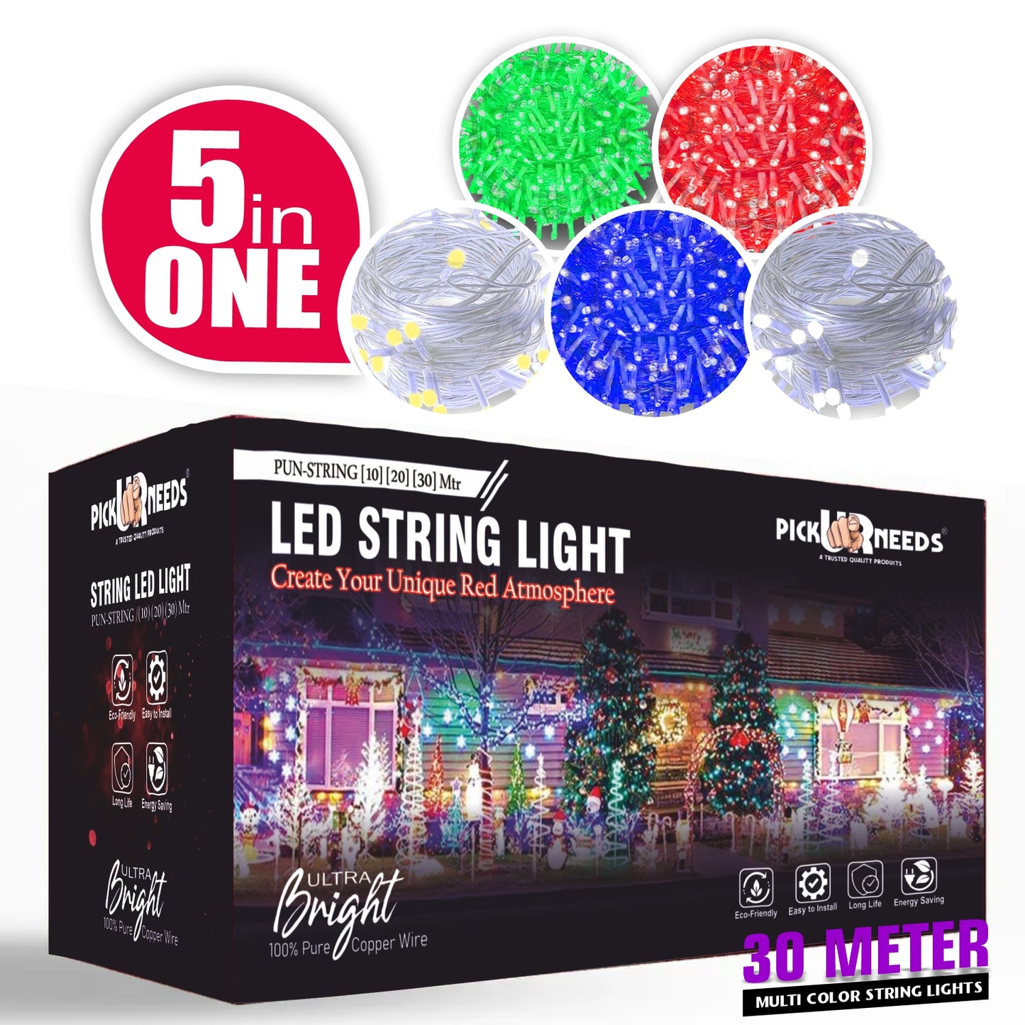 Pick Ur Needs decorative light fixture known for its elegant design and ambient glow. Often used in homes and events, it adds a warm, inviting atmosphere with a touch of traditional or contemporary charm.