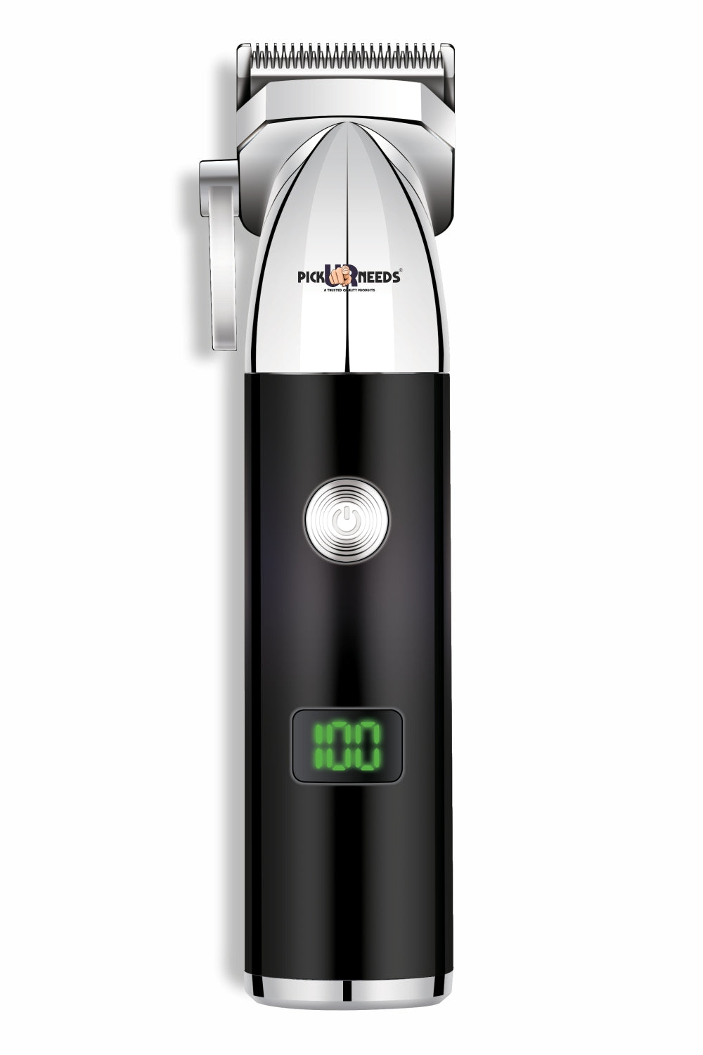 Pick Ur Needs Type C Rechargeable Hair Clipper / Beard Trimmer For Men With 4 Multiple Blades Trimmer 150 min Runtime 4 Length Settings (Grey)