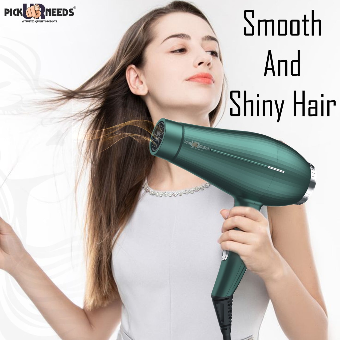 Pick Ur Needs 5000 Watt Professional Hair Dryer With Powerfull Motor 3 Temperature / 2 Speed Hair Dryer (5000 W, Green)