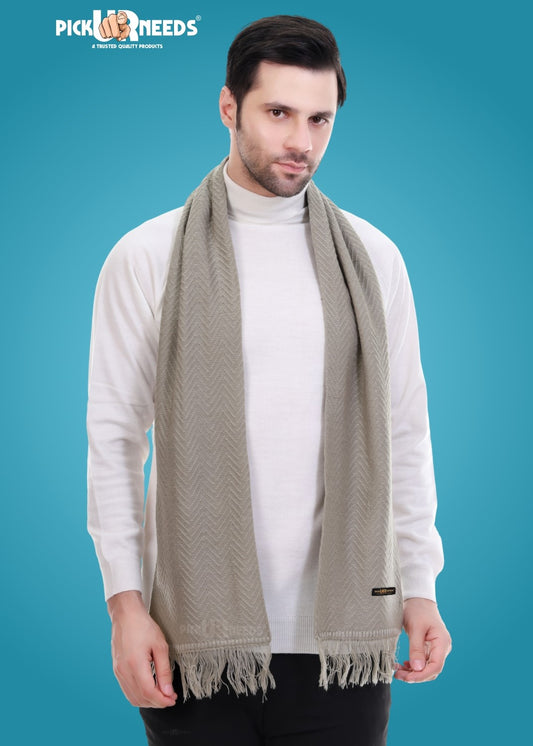 Pick Ur Needs Stylish Men’s Muffler – Warm, Soft & Trendy Winter Accessory