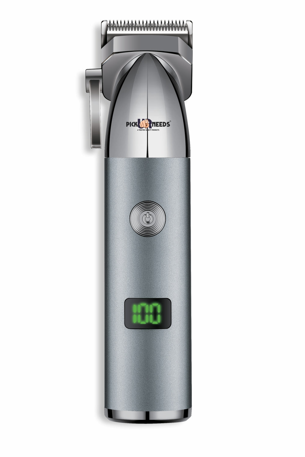 Pick Ur Needs Type C Rechargeable Hair Clipper / Beard Trimmer For Men With 4 Multiple Blades Trimmer 150 min Runtime 4 Length Settings (Grey)