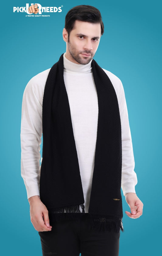 Pick Ur Needs Stylish Men’s Muffler – Warm, Soft & Trendy Winter Accessory