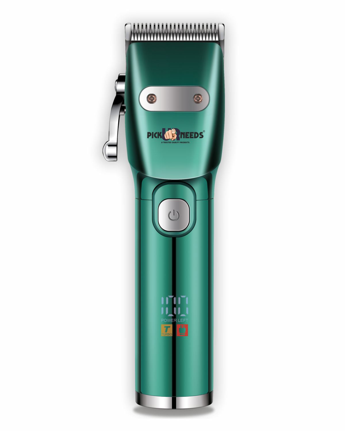 Professional Pick Ur Needs Hair Clipper / Shaver / Trimmer For Men Metal Body With LED Display Shaver For Men (Red)