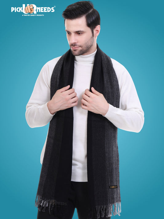Pick Ur Needs Stylish Men’s Muffler – Warm, Soft & Trendy Winter Accessory