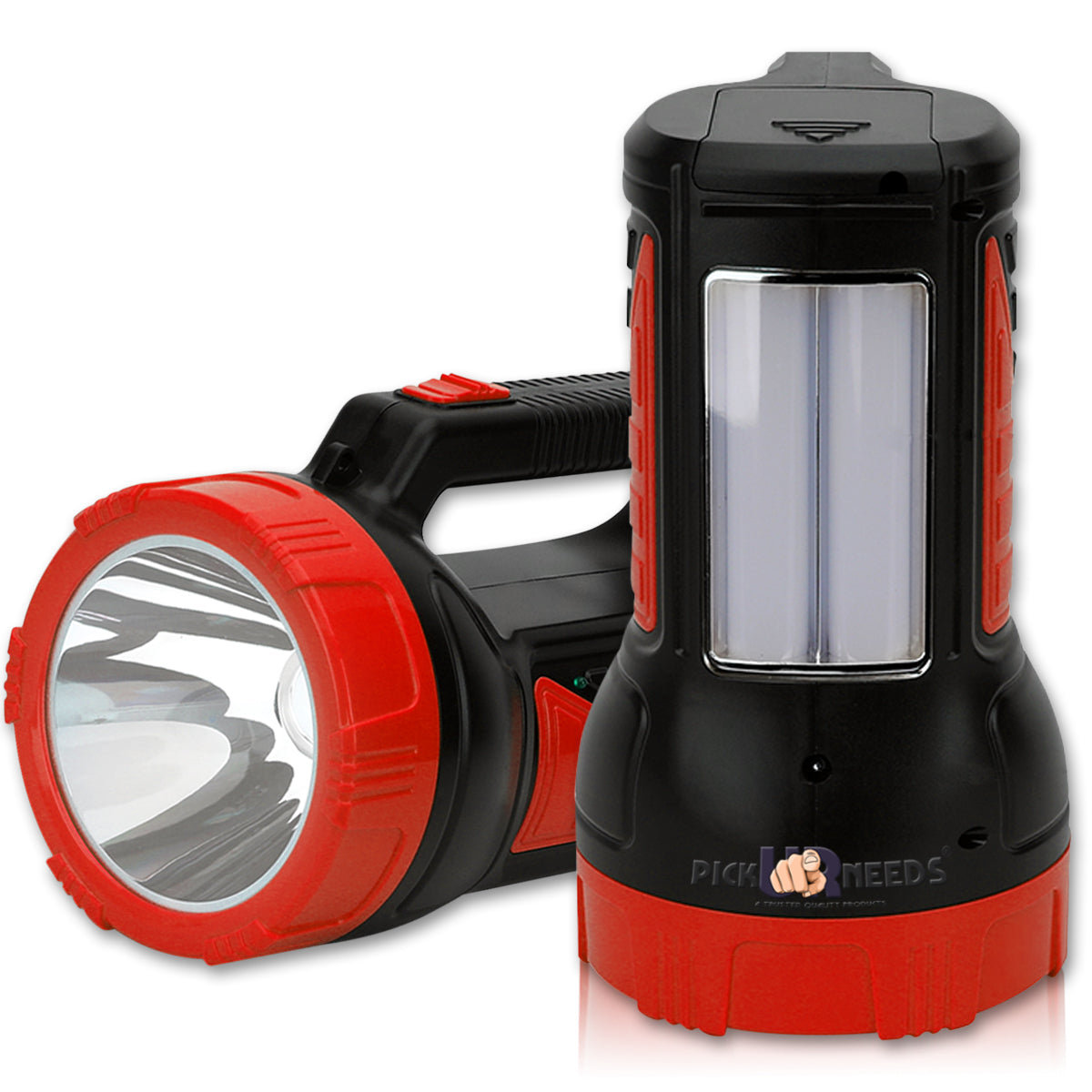 Pick Ur Needs 2 In 1 Rechargeable Long Range Emergency Search Torch Light With Side Tube Light