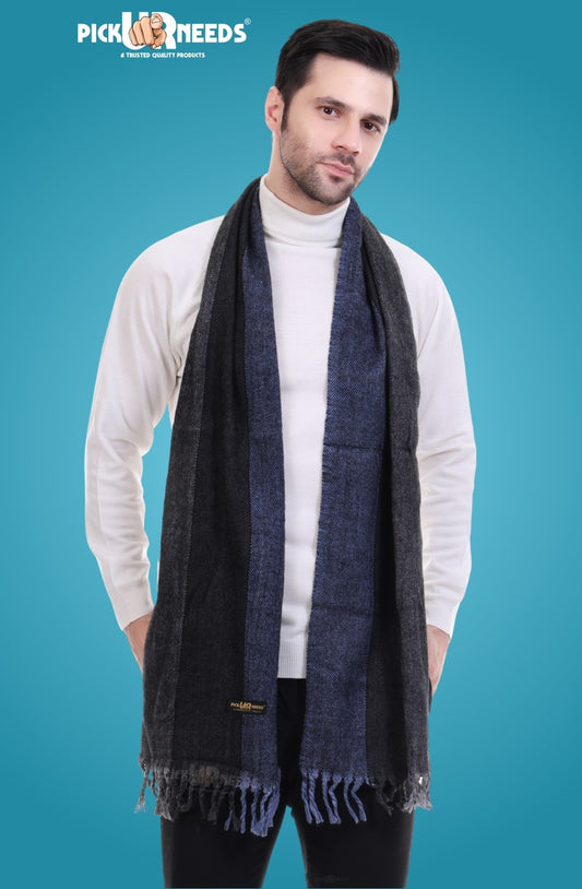 Pick Ur Needs Stylish Men’s Muffler – Warm, Soft & Trendy Winter Accessory