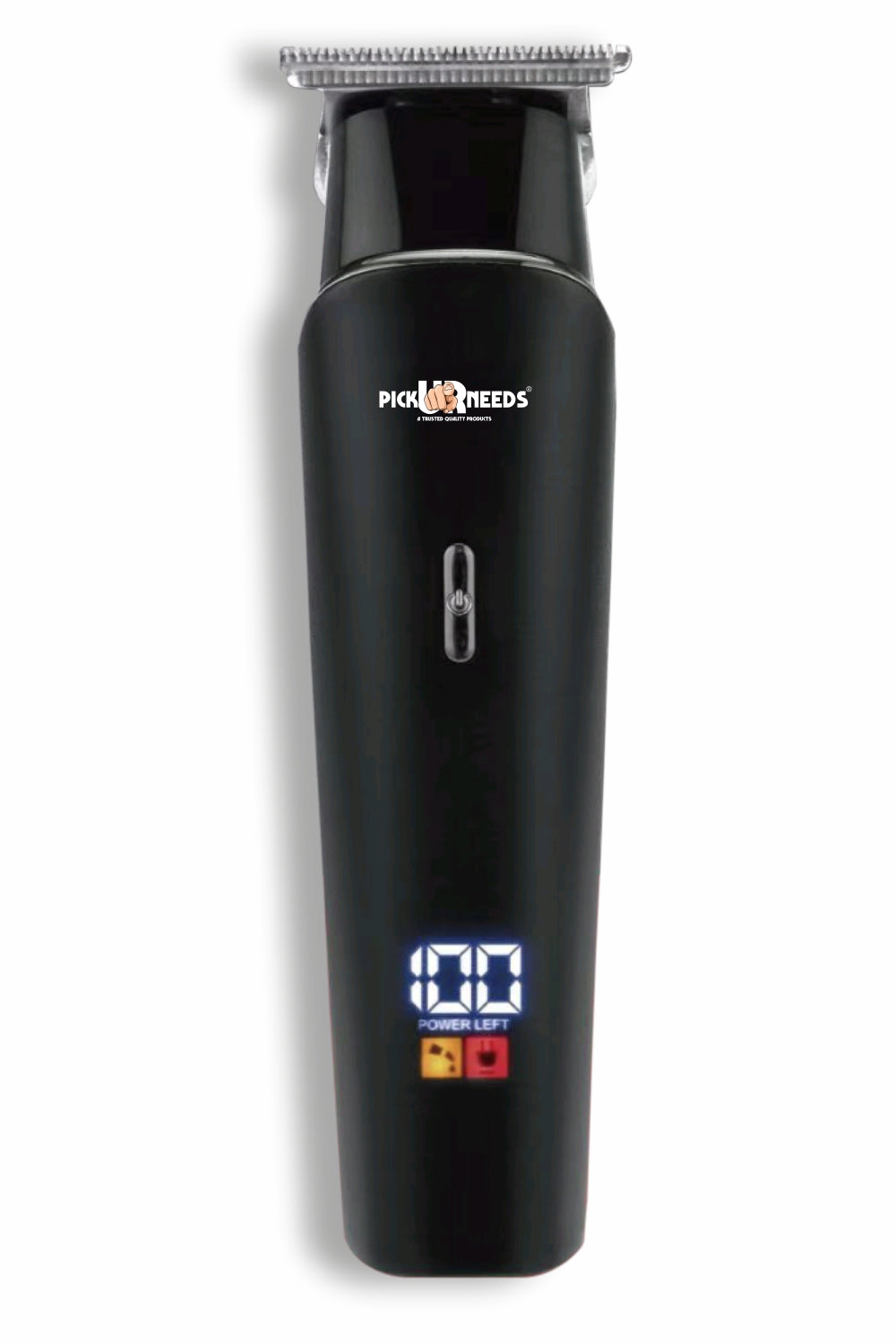 Pick Ur Needs Rechargeable Beard Trimmer / Hair Clipper 3 In 1 Adjustment Blade Type C Charge Trimmer 120 min Runtime 3 Length Settings (Black)