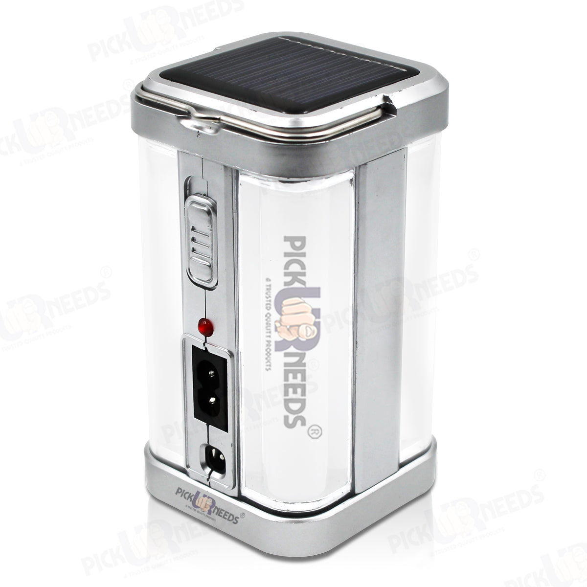 Pick Ur Needs Solar Rechargeable Home Emergency Floor Lantern Lamp Light 4 Side Tube