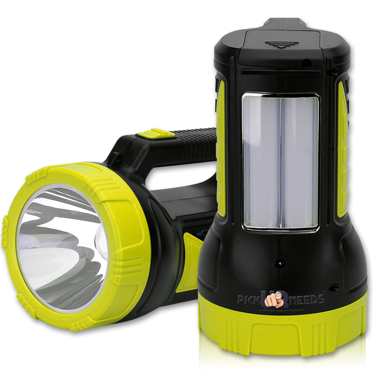 Pick Ur Needs 2 In 1 Rechargeable Long Range Emergency Search Torch Light With Side Tube Light