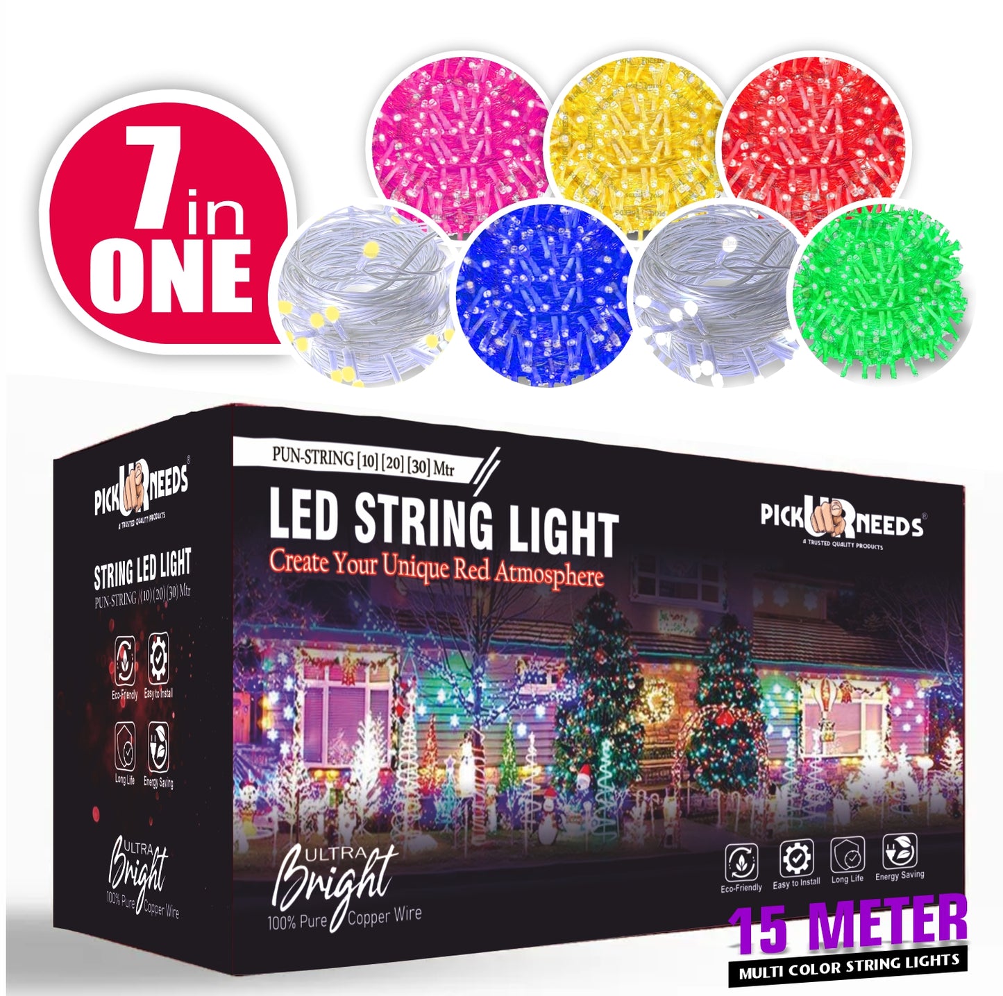 Pick Ur Needs decorative light fixture known for its elegant design and ambient glow. Often used in homes and events, it adds a warm, inviting atmosphere with a touch of traditional or contemporary charm.