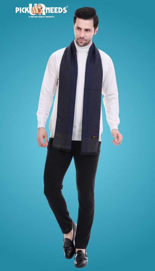 Pick Ur Needs Stylish Men’s Muffler – Warm, Soft & Trendy Winter Accessory