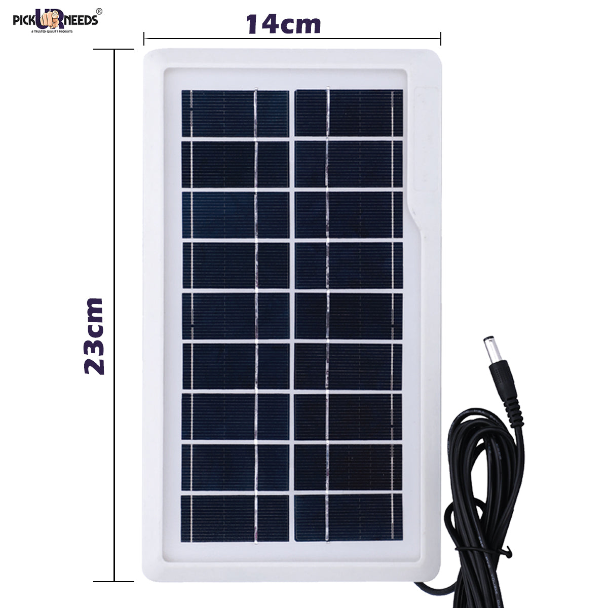 Pick Ur Needs Portable Solar Power Inverter 9W with 4000mAh Battery, USB Output, AC Charging & LED Lights Kit β Rechargeable Solar Generator for Home & Outdoor Use