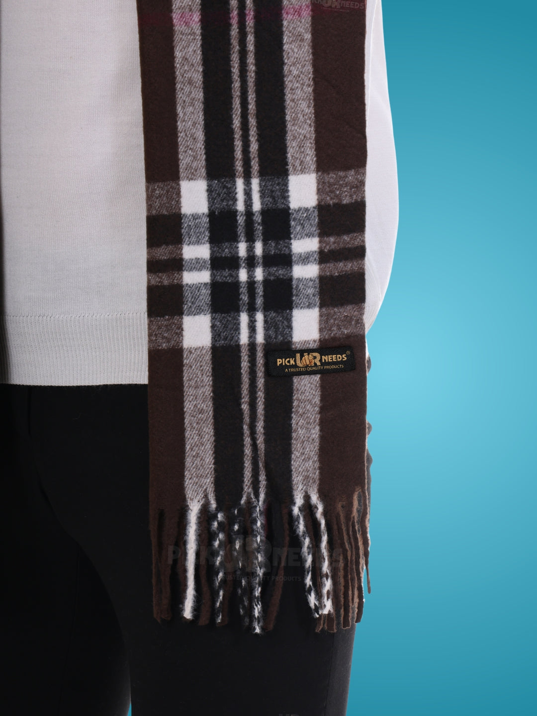 Pick Ur Needs Stylish Men’s Muffler – Warm, Soft & Trendy Winter Accessory