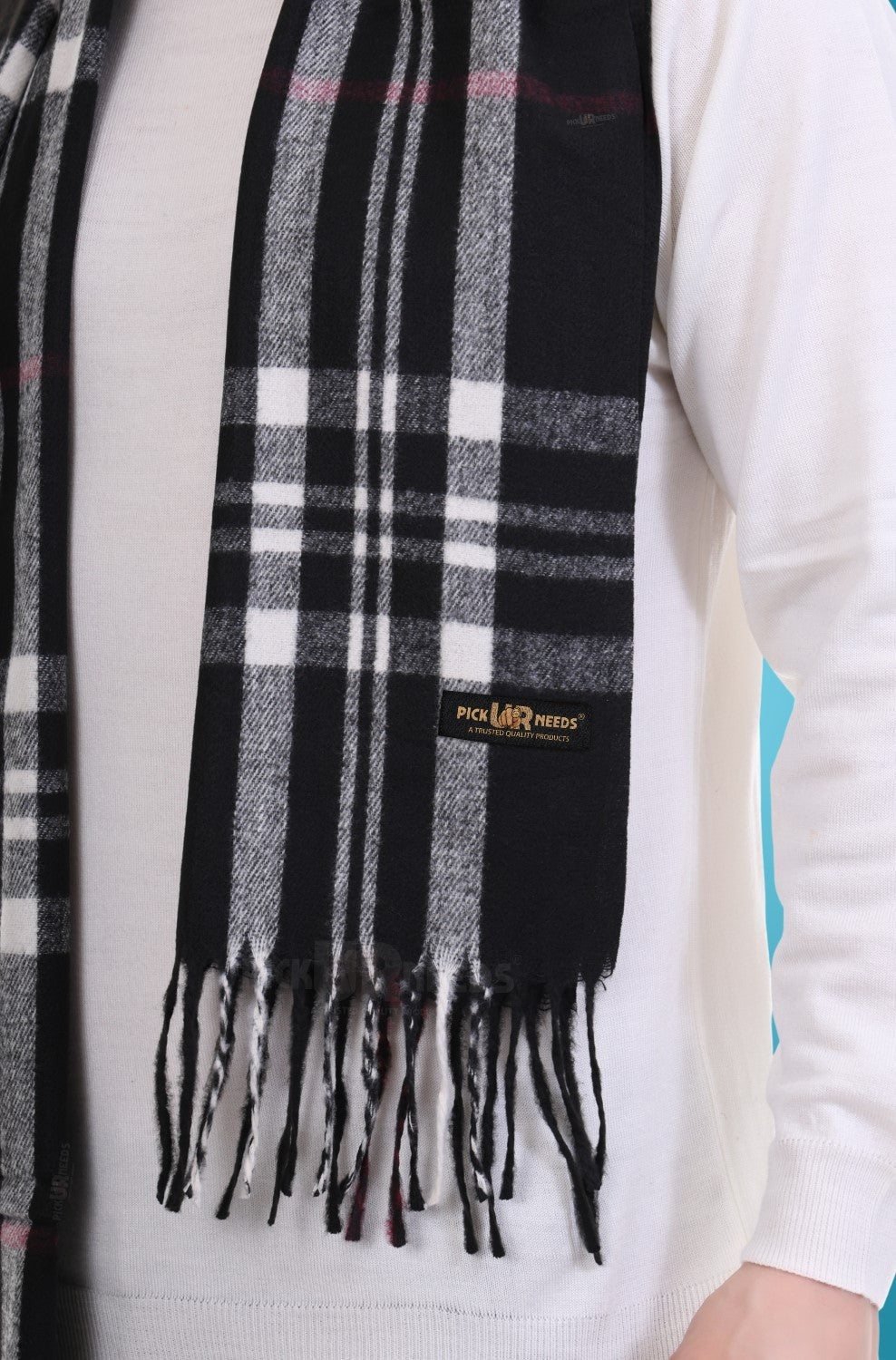 Pick Ur Needs Stylish Men’s Muffler – Warm, Soft & Trendy Winter Accessory