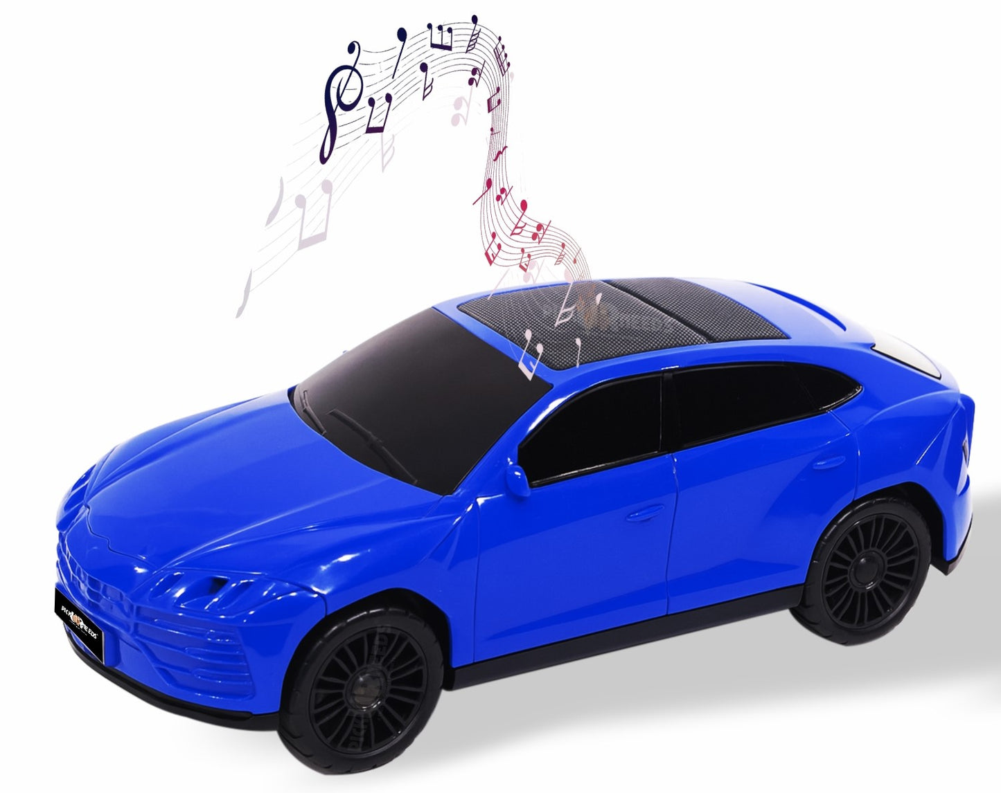 Pick Ur Needs Car-Shaped Speaker – RGB LED Light, USB/FM/SD Card, Type-C,Portable Stereo Sound 5 W Bluetooth Speaker (Black, 5.0 Channel)