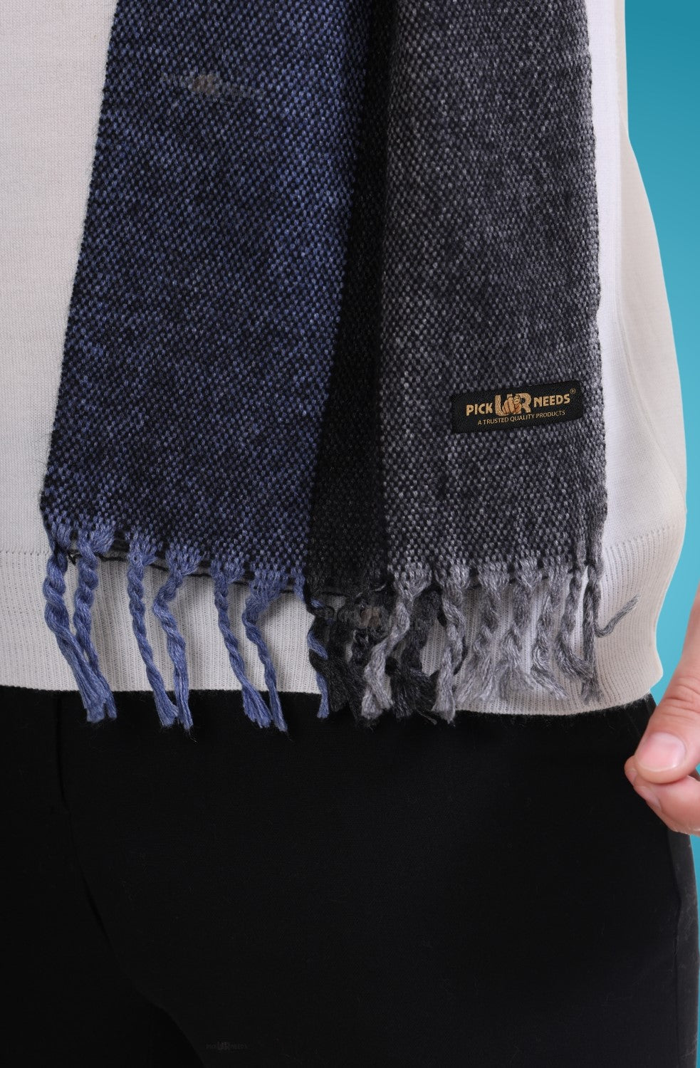Pick Ur Needs Stylish Men’s Muffler – Warm, Soft & Trendy Winter Accessory