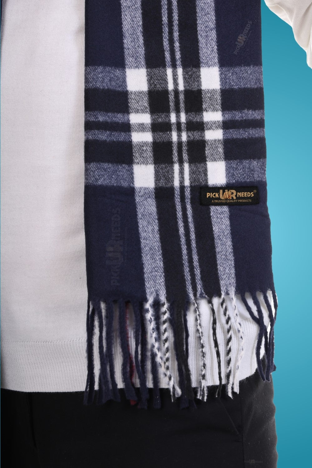 Pick Ur Needs Stylish Men’s Muffler – Warm, Soft & Trendy Winter Accessory
