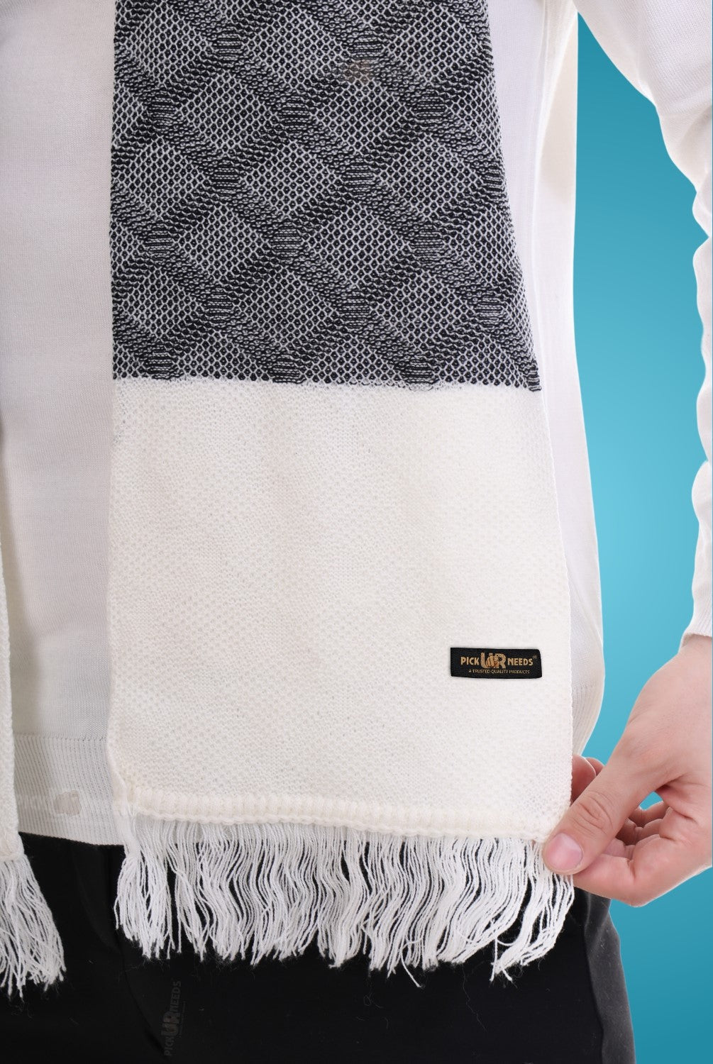 Pick Ur Needs Stylish Men’s Muffler – Warm, Soft & Trendy Winter Accessory