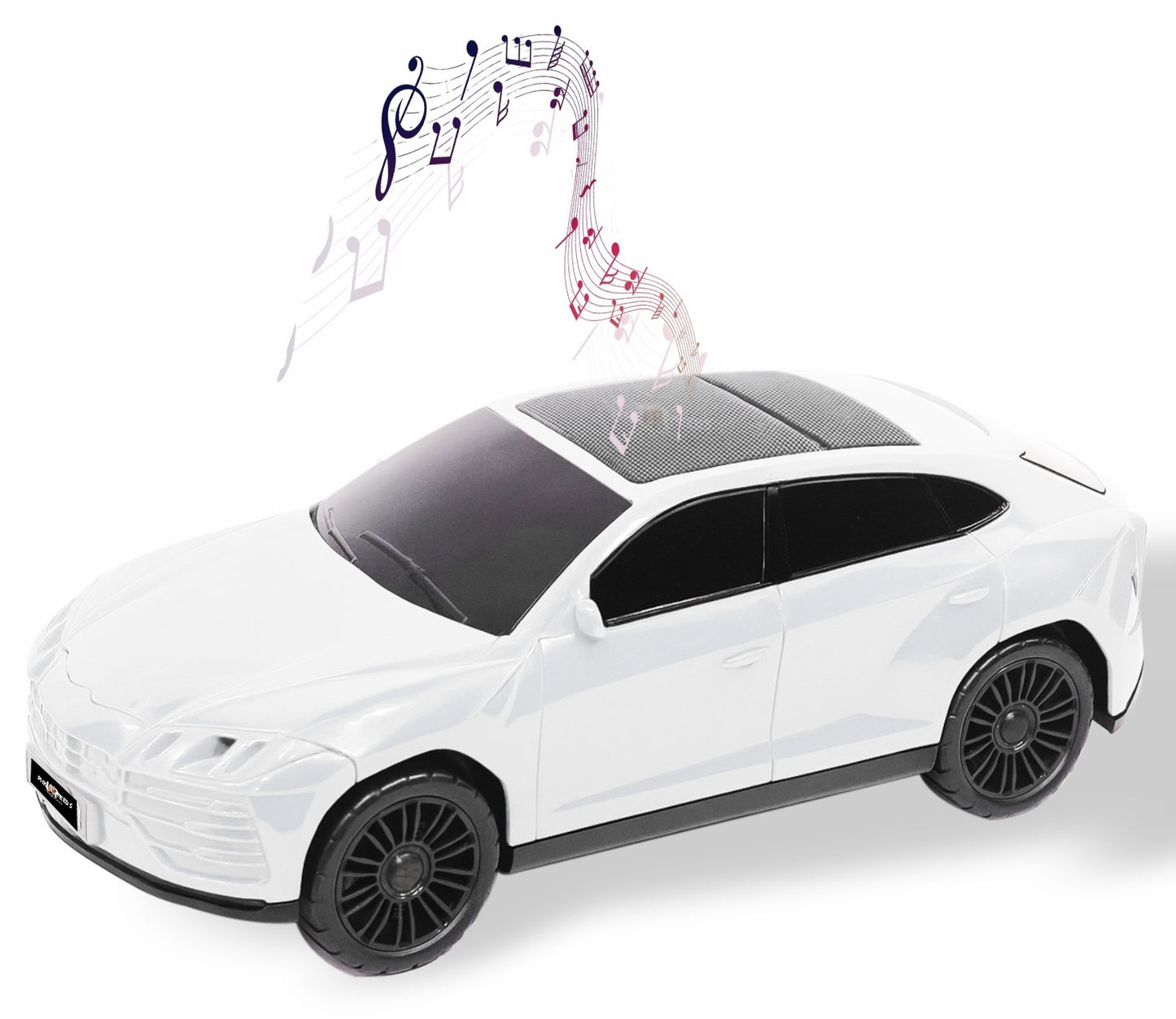 Pick Ur Needs Car-Shaped Speaker – RGB LED Light, USB/FM/SD Card, Type-C,Portable Stereo Sound 5 W Bluetooth Speaker (Black, 5.0 Channel)