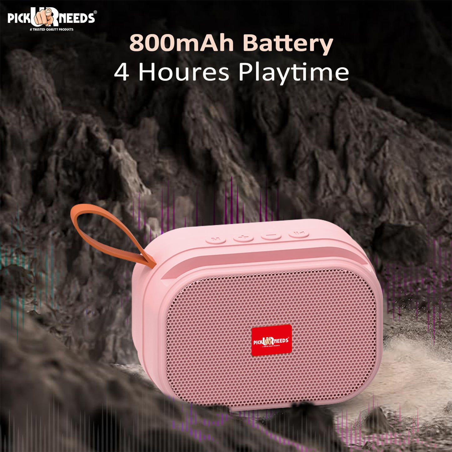 Pick Ur Needs Wireless 2 Side Loud Speaker With USB / TF Card Support 5 W Bluetooth Speaker (Blue, 5.0 Channel)