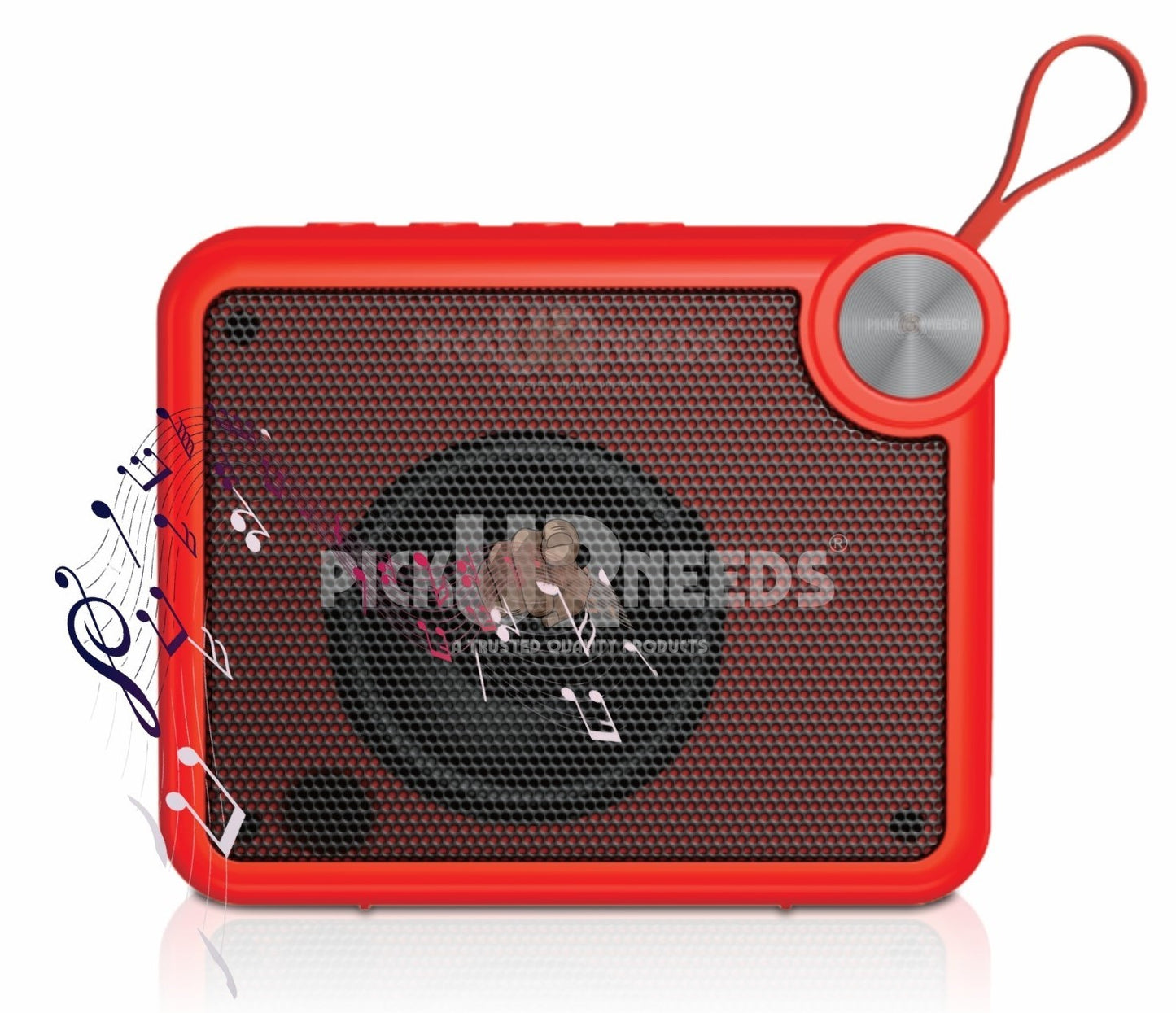 Pick Ur Needs Rechargeable Box Sound Wireless Speaker 5W – TWS, 4H Playback, TF/SD/USB/FM 5 W Bluetooth Speaker (Black, 5.0 Channel)
