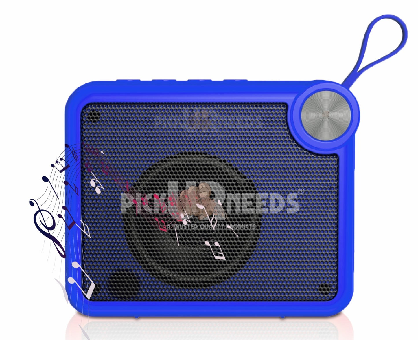 Pick Ur Needs Rechargeable Box Sound Wireless Speaker 5W – TWS, 4H Playback, TF/SD/USB/FM 5 W Bluetooth Speaker (Black, 5.0 Channel)