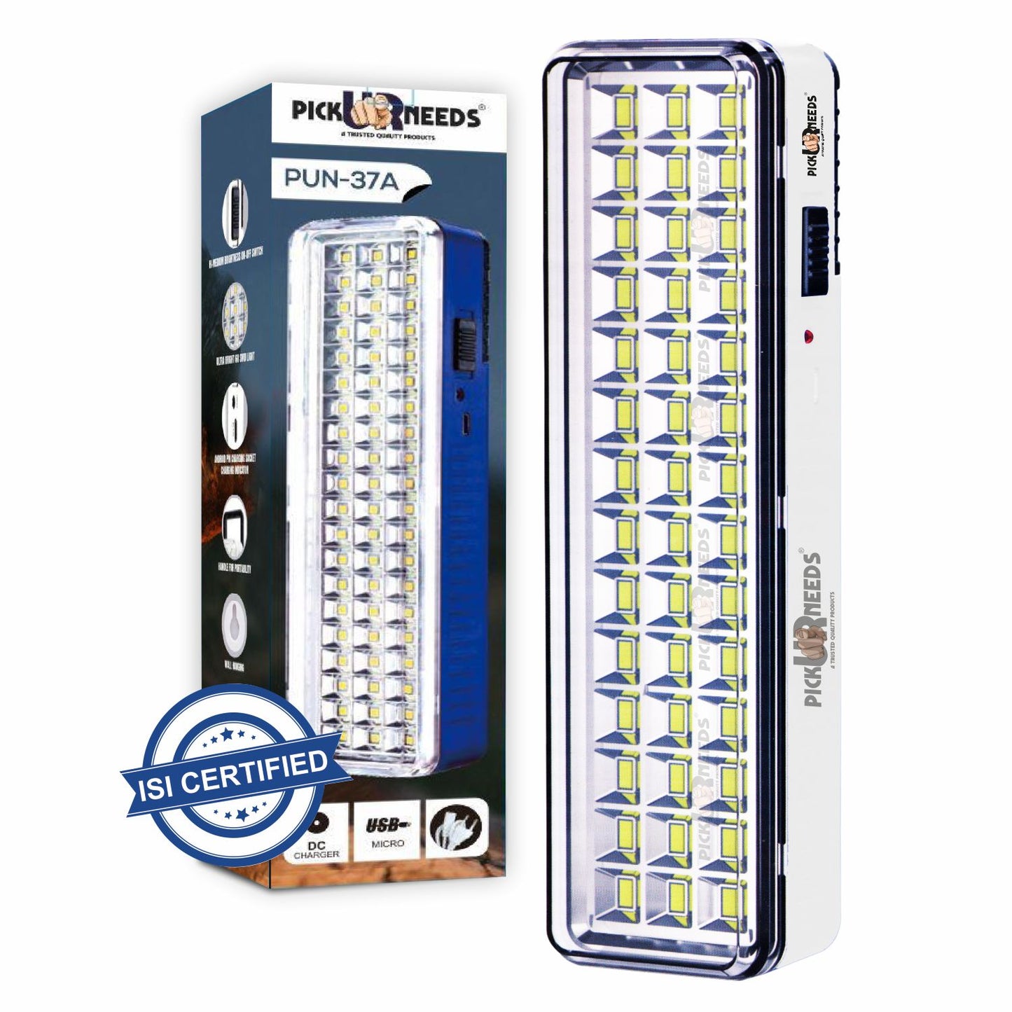 Pick Ur Needs Rechargeable 42 LED Mini Light With InBuilt Solar Panel Emergency Lantern Light