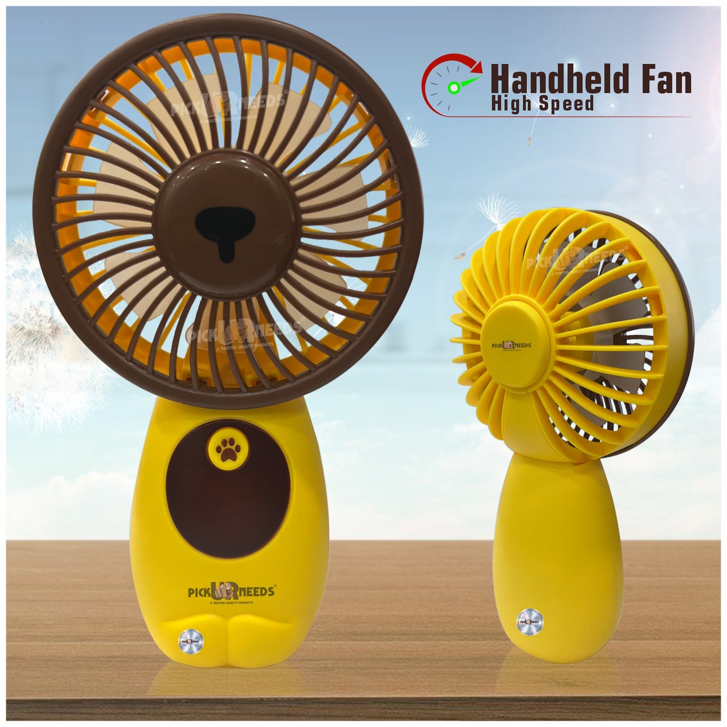 Pick Ur Needs Mini Pocket Rechargeable Fan With USB Charge Support Rechargeable Battery Mini Portable Fan For Outdoor Usage Fan