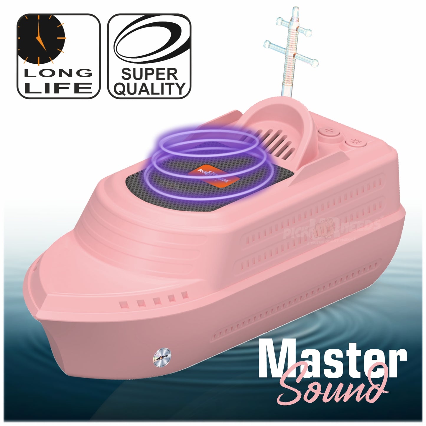 Pick Ur Needs 10W Portable Wireless Speaker 6H Playtime, 1200mAh Battery, USB Port, Parties 10 W Bluetooth Speaker (Green, 5.0 Channel)